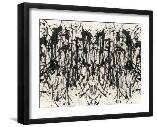 Gothic Abstract IV-Chaos & Wonder Design-Framed Art Print