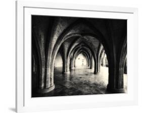 Gothic Arches of Villa Cimbrone-George Oze-Framed Photographic Print