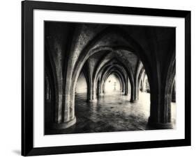 Gothic Arches of Villa Cimbrone-George Oze-Framed Photographic Print