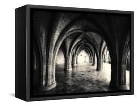 Gothic Arches of Villa Cimbrone-George Oze-Framed Stretched Canvas