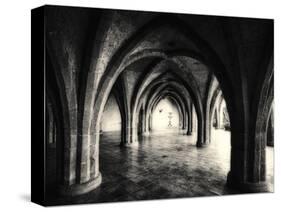 Gothic Arches of Villa Cimbrone-George Oze-Stretched Canvas