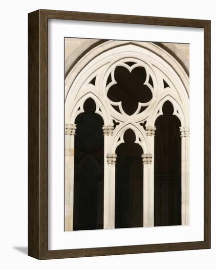 Gothic Architecture in Notre-Dame Church, St. Pere, Yonne, Burgundy, France, Europe-Godong-Framed Photographic Print