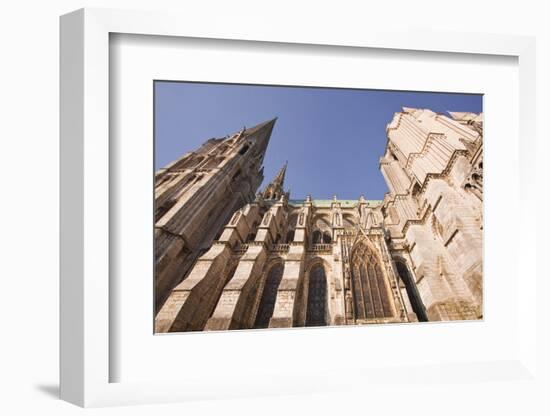 Gothic Architecture on Chartres Cathedral-Julian Elliott-Framed Photographic Print