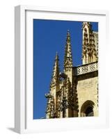 Gothic Art, Spain, Segovia, Cathedral, 16th Century, Exterior, Pinnacles-null-Framed Giclee Print