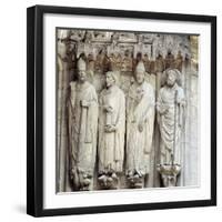 Gothic Art : St. Martin, St. Jerome, St. Gregory I and St. Avitu-null-Framed Photographic Print