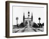 Gothic Bridge and Railway Railroad over the Rhine in Strasbourg Alsace East of France after 1870-null-Framed Photo