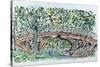 Gothic Bridge, Central Park-Anthony Butera-Stretched Canvas