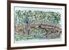 Gothic Bridge, Central Park-Anthony Butera-Framed Giclee Print