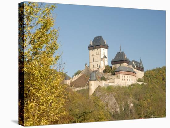 Gothic Castle of Karlstejn (1348), Central Bohemia, Czech Republic-Richard Nebesky-Stretched Canvas