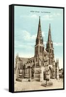 Gothic Cathedral at Sees-null-Framed Stretched Canvas
