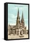 Gothic Cathedral at Sees-null-Framed Stretched Canvas