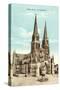Gothic Cathedral at Sees-null-Stretched Canvas