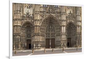 Gothic Cathedral of Saint Gatien in Tours, France-Skaya-Framed Photographic Print