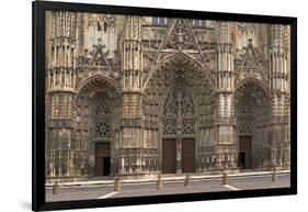 Gothic Cathedral of Saint Gatien in Tours, France-Skaya-Framed Photographic Print