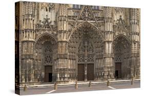 Gothic Cathedral of Saint Gatien in Tours, France-Skaya-Stretched Canvas