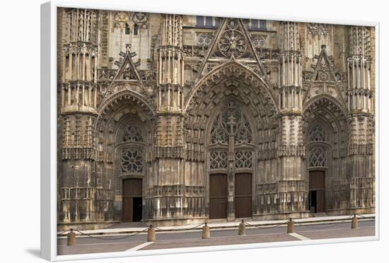 Gothic Cathedral of Saint Gatien in Tours, France-Skaya-Framed Photographic Print