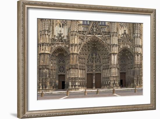 Gothic Cathedral of Saint Gatien in Tours, France-Skaya-Framed Photographic Print