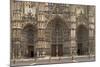 Gothic Cathedral of Saint Gatien in Tours, France-Skaya-Mounted Photographic Print