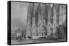 Gothic Cathedral of St. Etienne, from France Illustrated, with Drawings by Thomas Allom-null-Stretched Canvas