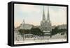 Gothic Cathedral, Vienna, Austria-null-Framed Stretched Canvas