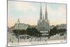 Gothic Cathedral, Vienna, Austria-null-Mounted Art Print