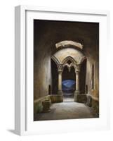 Gothic Chapel-Charles-marie Bouton-Framed Art Print