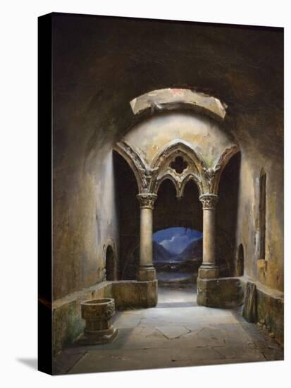 Gothic Chapel-Charles-marie Bouton-Stretched Canvas