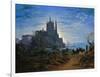 Gothic Church on a Cliff by the Sea by Karl Friedrich Schinkel-null-Framed Giclee Print