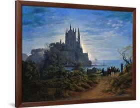 Gothic Church on a Cliff by the Sea by Karl Friedrich Schinkel-null-Framed Giclee Print