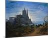 Gothic Church on a Cliff by the Sea by Karl Friedrich Schinkel-null-Mounted Giclee Print