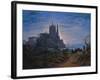 Gothic Church on a Rock by the Sea. 1815-Karl Friedrich Schinkel-Framed Giclee Print