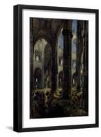 Gothic Church Ruins, 1826-Carl Blechen-Framed Giclee Print