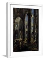 Gothic Church Ruins, 1826-Carl Blechen-Framed Giclee Print