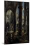 Gothic Church Ruins, 1826-Carl Blechen-Mounted Giclee Print