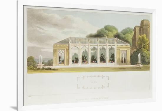 Gothic Conservatory, 1832-null-Framed Giclee Print