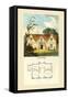 Gothic Cottage-Papworth-Framed Stretched Canvas