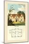 Gothic Cottage-Papworth-Mounted Art Print