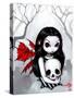 Gothic Fairy:  A Walk Through the Cemetery-Jasmine Becket-Griffith-Stretched Canvas