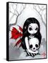 Gothic Fairy:  A Walk Through the Cemetery-Jasmine Becket-Griffith-Framed Stretched Canvas