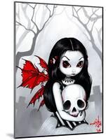 Gothic Fairy:  A Walk Through the Cemetery-Jasmine Becket-Griffith-Mounted Art Print