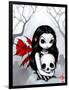 Gothic Fairy:  A Walk Through the Cemetery-Jasmine Becket-Griffith-Framed Art Print