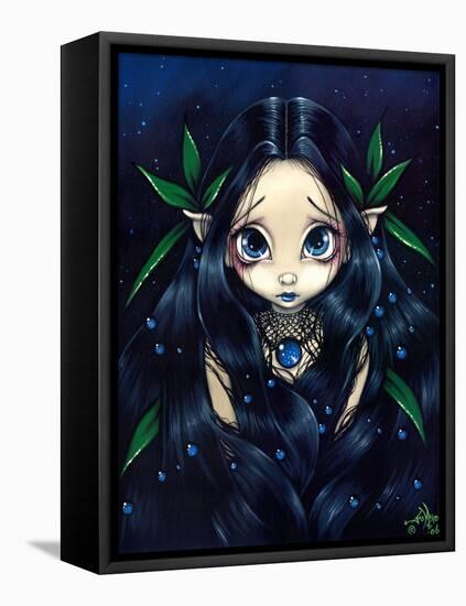 Gothic Fairy:  Lovely is the Night-Jasmine Becket-Griffith-Framed Stretched Canvas