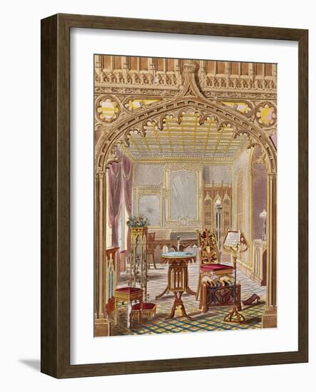 Gothic Furniture-Augustus Welby Northmore Pugin-Framed Giclee Print