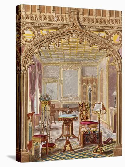 Gothic Furniture-Augustus Welby Northmore Pugin-Stretched Canvas