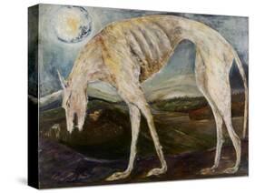 Gothic Hound-jocasta shakespeare-Stretched Canvas