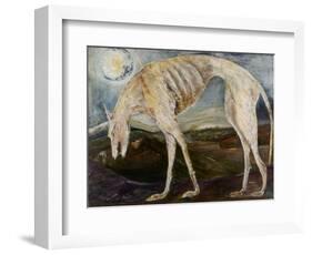 Gothic Hound-jocasta shakespeare-Framed Giclee Print