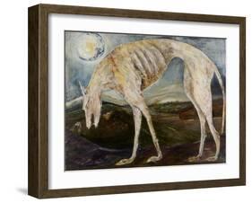 Gothic Hound-jocasta shakespeare-Framed Giclee Print