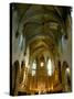 Gothic Interior of St. Pierre Church, Avignon, Provence, France-Lisa S. Engelbrecht-Stretched Canvas