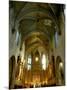 Gothic Interior of St. Pierre Church, Avignon, Provence, France-Lisa S. Engelbrecht-Mounted Photographic Print