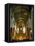 Gothic Interior of St. Pierre Church, Avignon, Provence, France-Lisa S. Engelbrecht-Framed Stretched Canvas